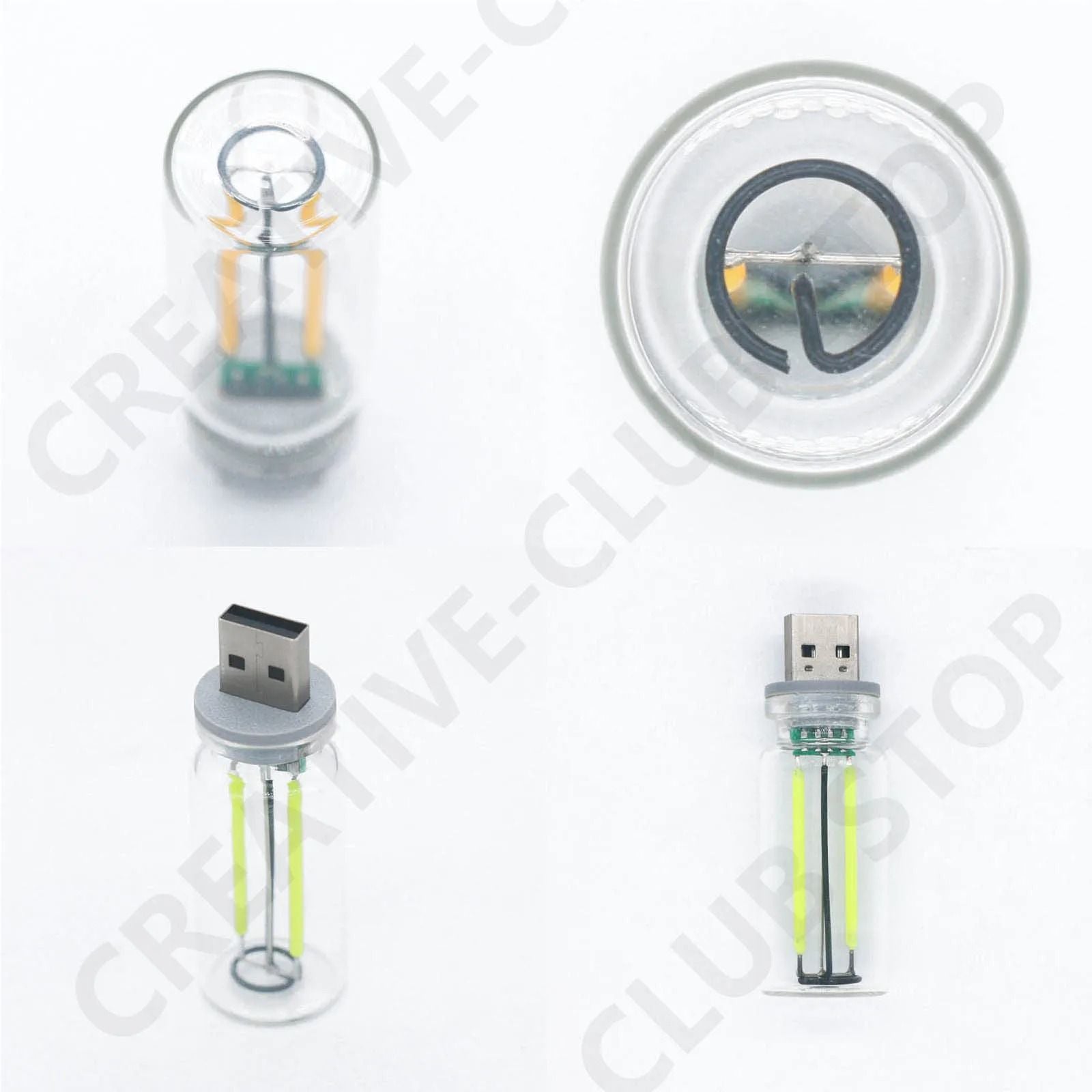 USB Touch Control LED Night Light With Edison Bulb For Bedroom And Ambient DIY Decor 1