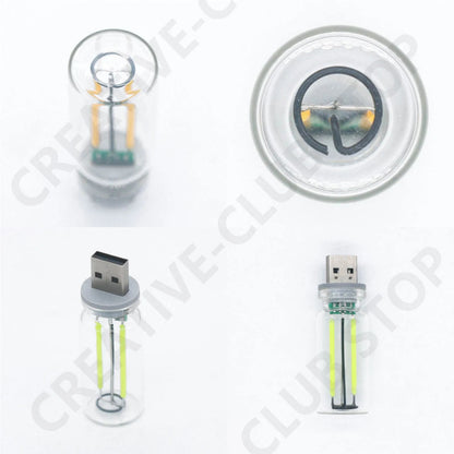 USB Touch Control LED Night Light With Edison Bulb For Bedroom And Ambient DIY Decor 1
