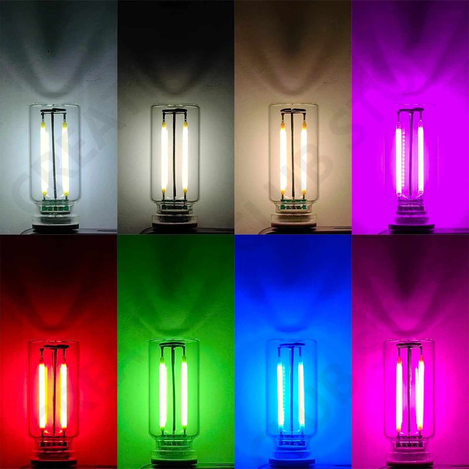 USB Touch Control LED Night Light With Edison Bulb For Bedroom And Ambient DIY Decor 4