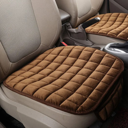 Universal Winter Warm Car Seat Cushion With Anti Slip Bottom For Front Seat Protection And Cold Wea 9