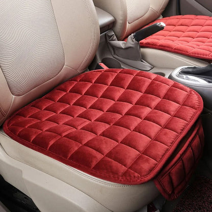 Universal Winter Warm Car Seat Cushion With Anti Slip Bottom For Front Seat Protection And Cold Wea 4