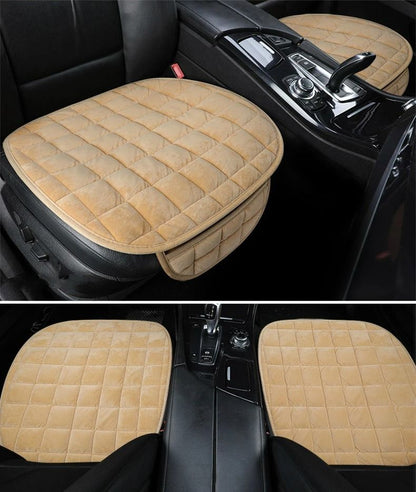 Universal Winter Warm Car Seat Cushion With Anti Slip Bottom For Front Seat Protection And Cold Wea 5
