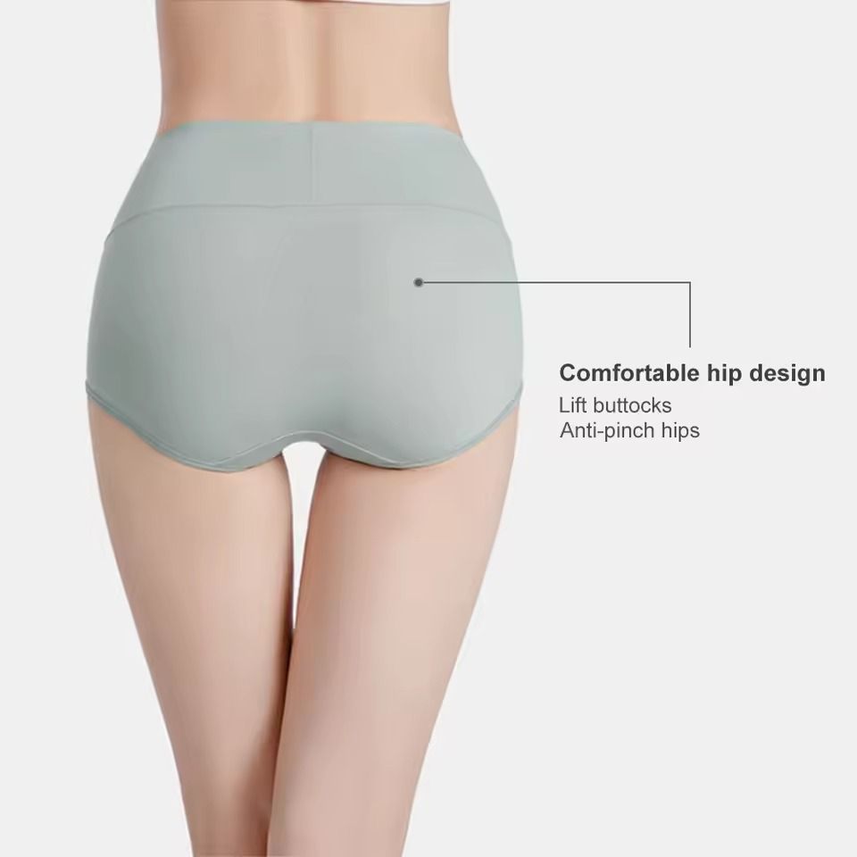 5 Pack High Waist Cotton Panties For Women With Soft Crotch And Comfortable Stretch Fit 3