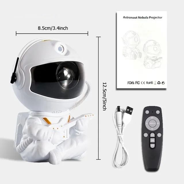 Astronaut Galaxy Star Projector LED Night Light For Kids And Bedroom Decorative Ambiance 8