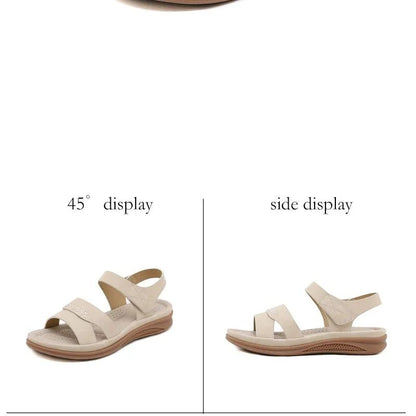 Womens Summer Flat Heel Sandals With Adjustable Strap And Lightweight Design For Casual Everyday We 4
