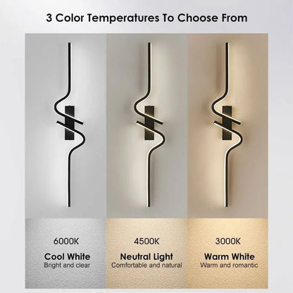 Modern LED Wall Lamp With Up And Down Light For Bedroom Hallway Or Bedside Accent Lighting 2