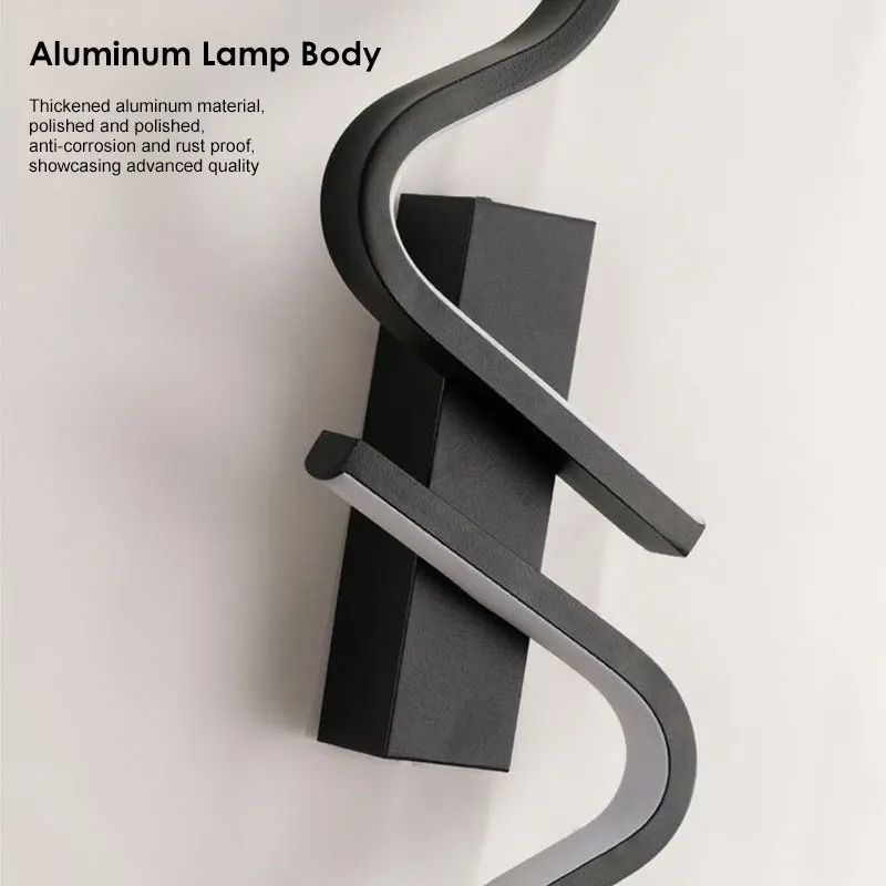 Modern LED Wall Lamp With Up And Down Light For Bedroom Hallway Or Bedside Accent Lighting 4