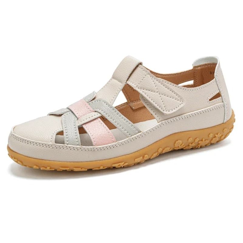 Womens Closed Toe Flat Walking Sandals Comfortable Loafers Style For Summer Casual Travel And Beach 6