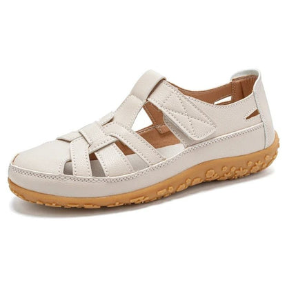 Womens Closed Toe Flat Walking Sandals Comfortable Loafers Style For Summer Casual Travel And Beach 7