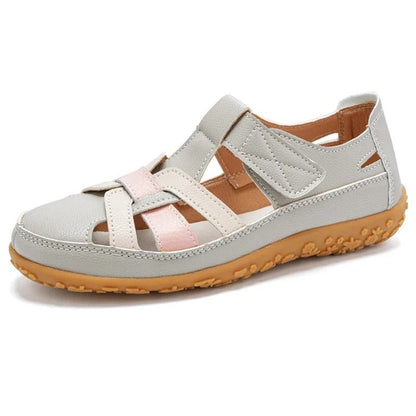 Womens Closed Toe Flat Walking Sandals Comfortable Loafers Style For Summer Casual Travel And Beach 11