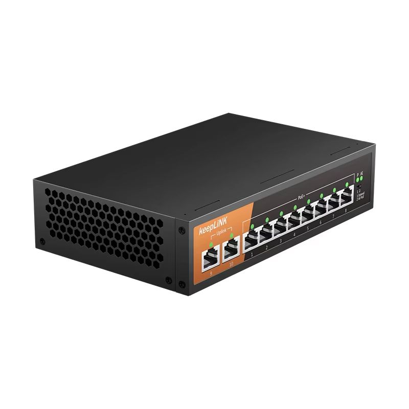 KeepLiNK 10Port Gigabit PoE Network Switch  Fast Reliable And Plug  Play 3