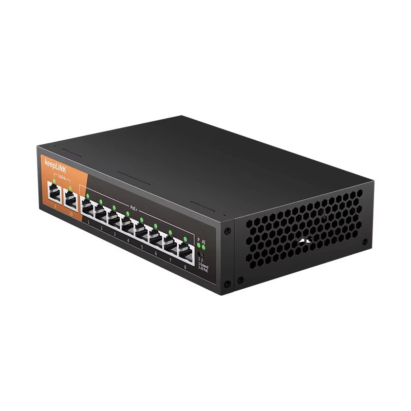 KeepLiNK 10Port Gigabit PoE Network Switch  Fast Reliable And Plug  Play 4