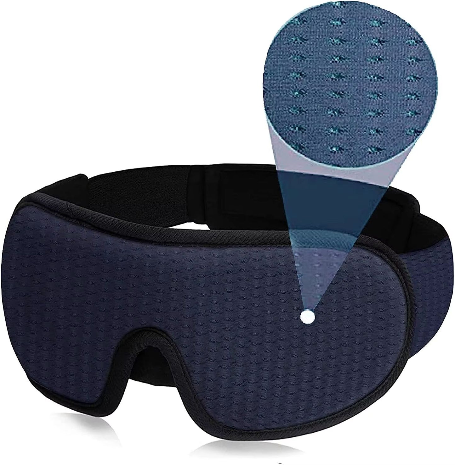 3D Light Block Sleep Mask Ultra Soft Memory Foam Eye Shade 12