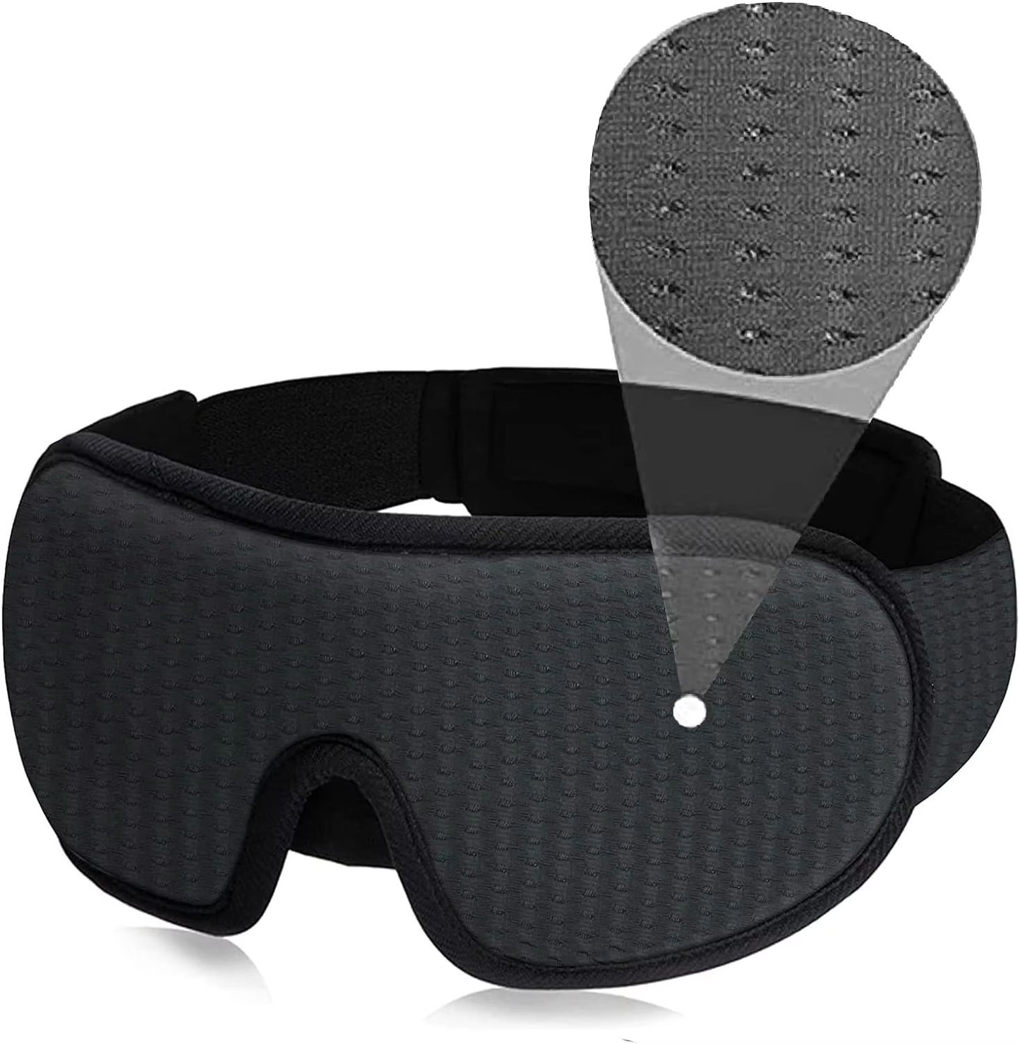 3D Light Block Sleep Mask Ultra Soft Memory Foam Eye Shade 8