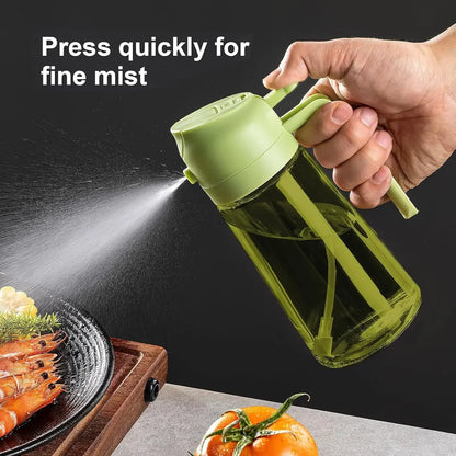 Olive Oil Dispenser Dark Glass Oil Sprayer Black Lightproof Oil Spray Bottle For Cooking Salads Air 4