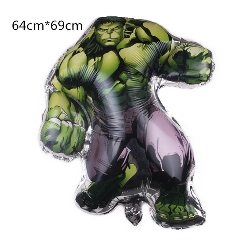 1PCS Superhero Hulk Aluminum Film Balloon, Durable Birthday Party Shape Foil Balloon for Superhero, Themed Decor