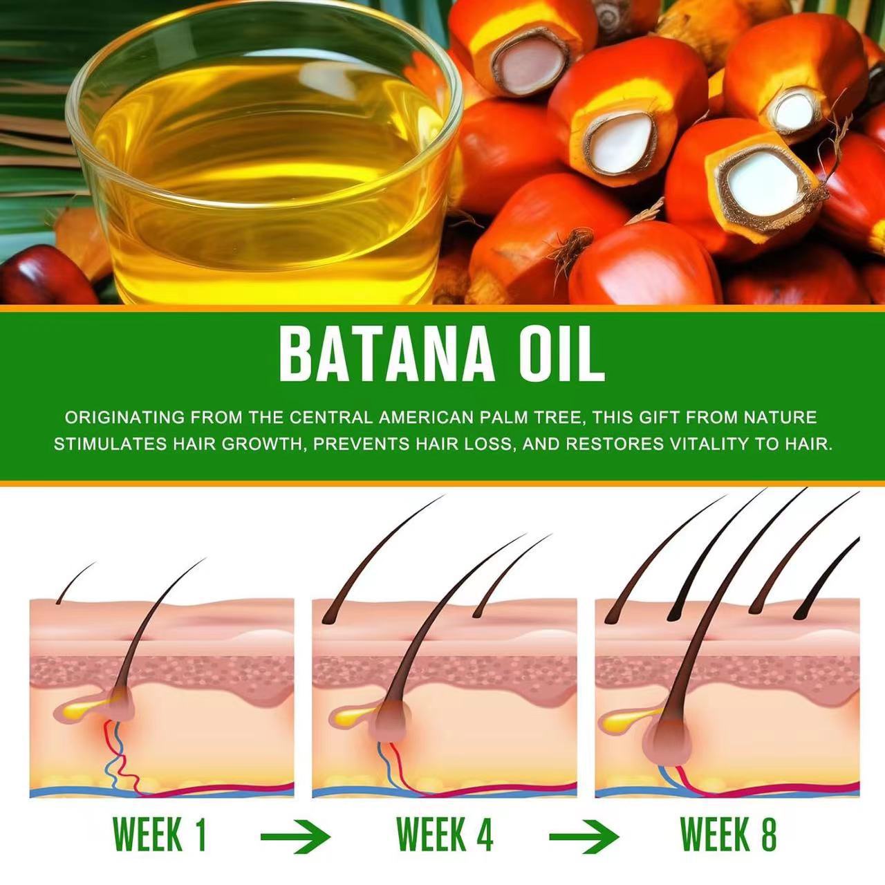 Pure Raw Batana Oil For Hair Growth Enhance Hair Thickness And Smoothness Revitalize Scalp Prevent  2