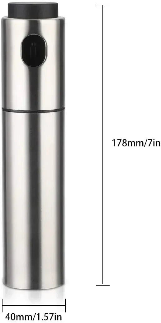 Oil Spray Diffuser Stainless Steel For Kitchen BBQ Dispenser Bottle Vinegar Squirt Container Fuel I 1