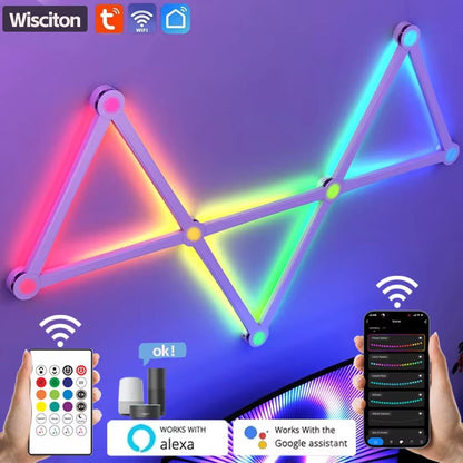 Smart RGB Splicing Atmosphere Wall Light DIY Pack