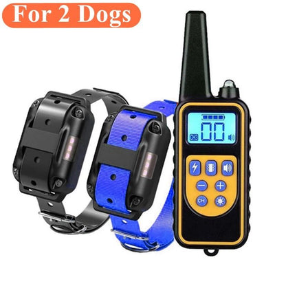 Electric Dog Training Collar With Remote  Waterproof  Rechargeable 12