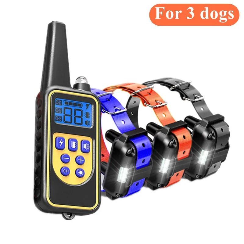 Electric Dog Training Collar With Remote  Waterproof  Rechargeable 14