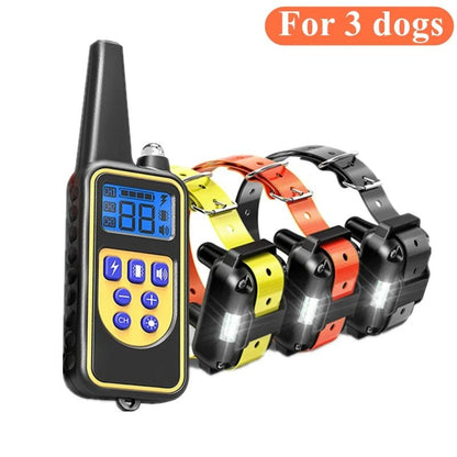 Electric Dog Training Collar With Remote  Waterproof  Rechargeable 15