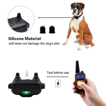 Electric Dog Training Collar With Remote  Waterproof  Rechargeable 3