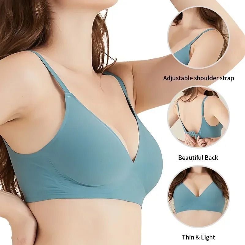 Womens Seamless Wireless Bra With Removable Pads  Ultra Comfortable 2