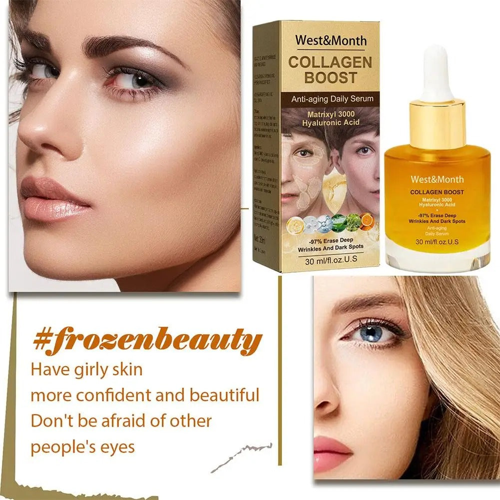 Collagen Face Serum Face Moisturizing Fade Fine Lines Brightening Facial Serum Lifting Neck Skin Ca 3