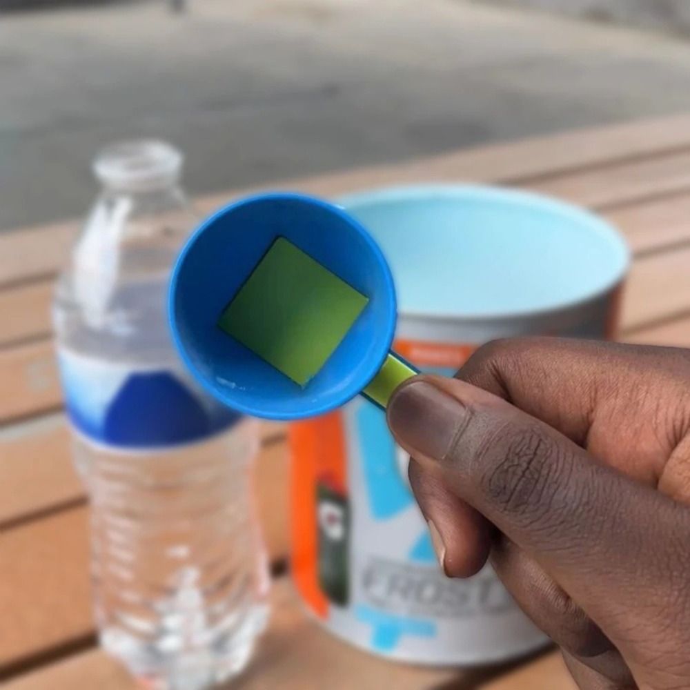 2 in 1 Sliding Design Measuring Spoon, Kitchen Accessories Filling Coffee Scoop, Reusable Funnel Protein Powder Scoop