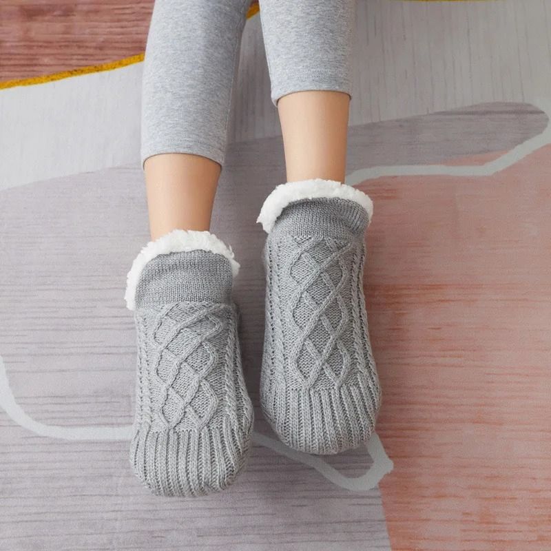 Fall And Winter NonSlip Warm Floor Socks For Men And Women 8