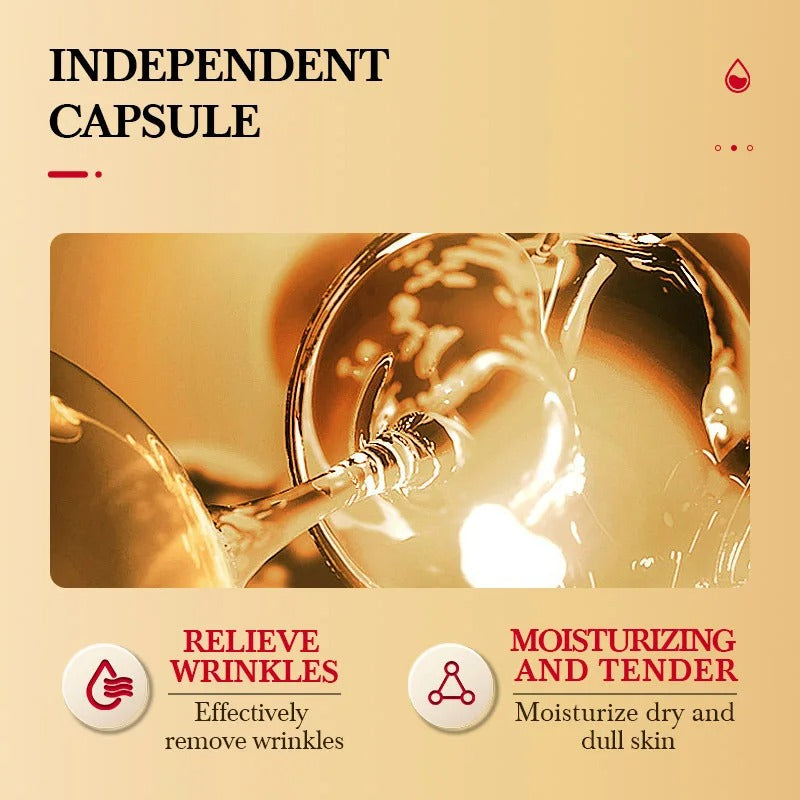 Placenta Capsules Serum Spot Acne Remover Whitening Face Serum Anti Wrinkle Firming Brighten Skin C 2