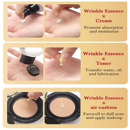 Placenta Capsules Serum Spot Acne Remover Whitening Face Serum Anti Wrinkle Firming Brighten Skin C 4