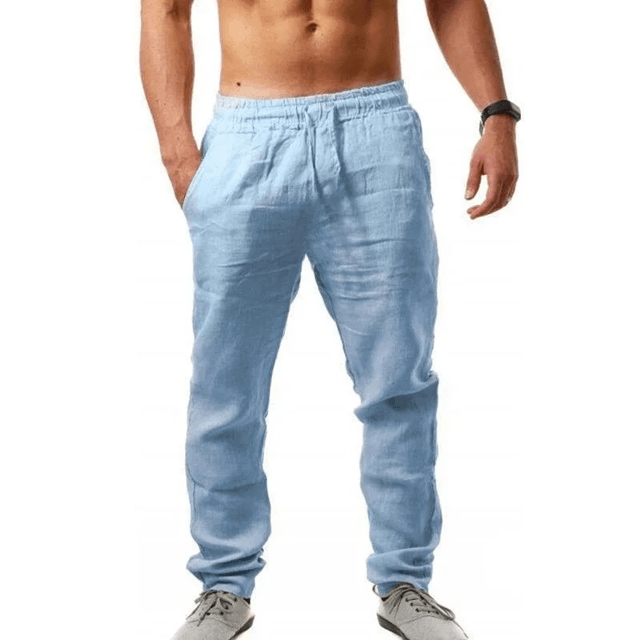 Premium Mens Cotton Linen Autumn Trousers Breathable Streetwear Pants For Comfort And Style 1