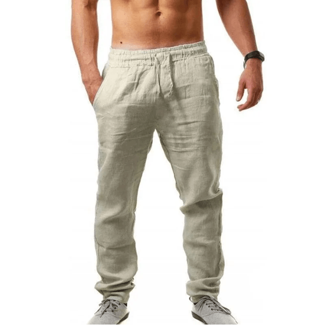 Premium Mens Cotton Linen Autumn Trousers Breathable Streetwear Pants For Comfort And Style 3