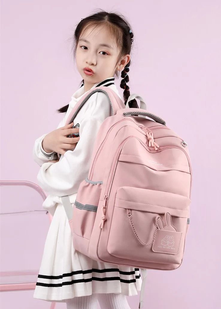 Girls Large Capacity School Backpack With Bookbag Compartments 5
