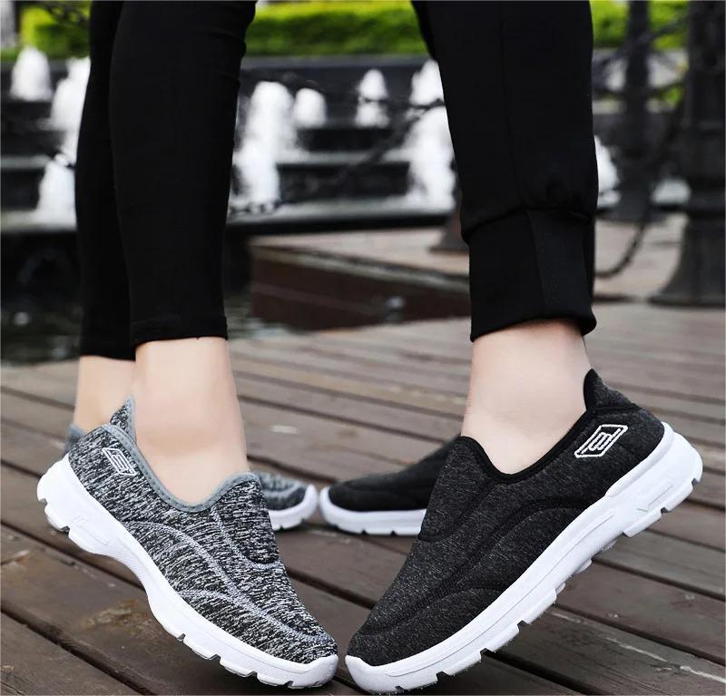 Lightweight Soft Soled Breathable Women Trainers Comfortable Non Slip Flex Sneakers 1