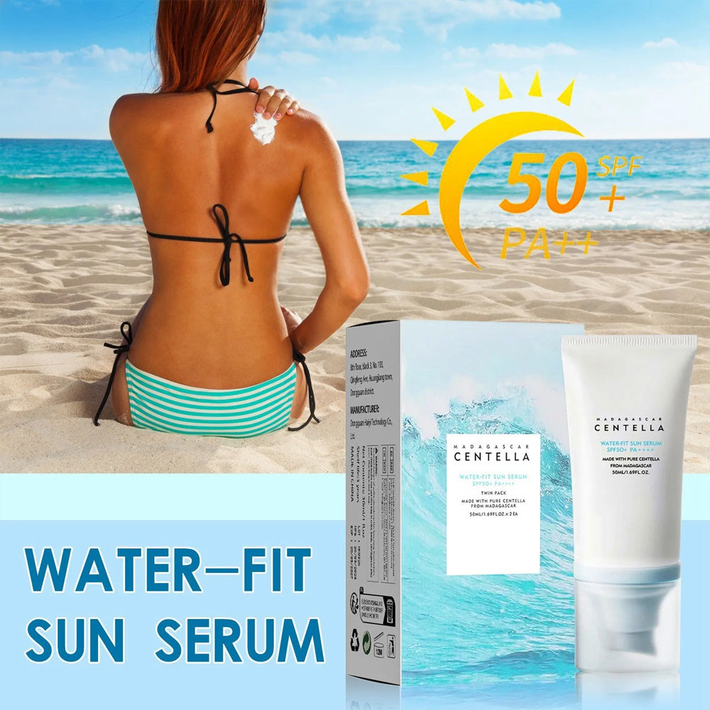 Facial Sunscreen Centella, Moisturizing Protector, Whitening Cream, Sunblock Skin Care, Sensitive Skin SPF50