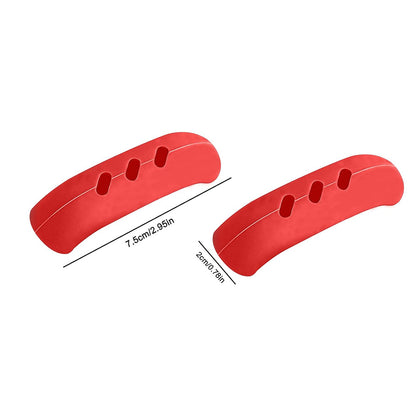 Heat Insulated Silicone Pan Handle Cover 2Pcs, Kitchen Assist Holder Grip Sleeve for Hot Cookware and Frying Pans