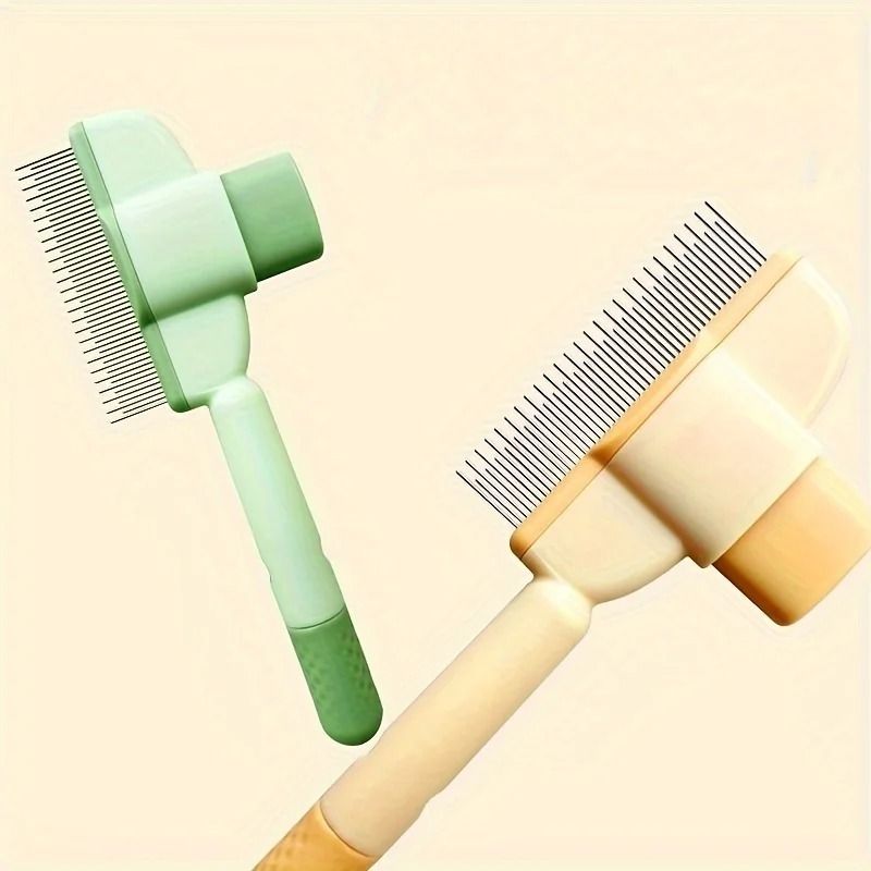 Dual-Purpose Pet Grooming Comb for Cats and Dogs – Floating Teeth Hair Remover