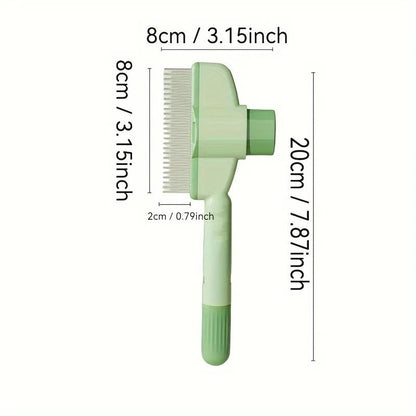 DualPurpose Pet Grooming Comb For Cats And Dogs  Floating Teeth Hair Remover 1