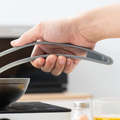Silicone Grip Shovel Clip Flip Tongs Spatula Clamp For Egg Steak Pancake Fried Turners Cooking Tool 5