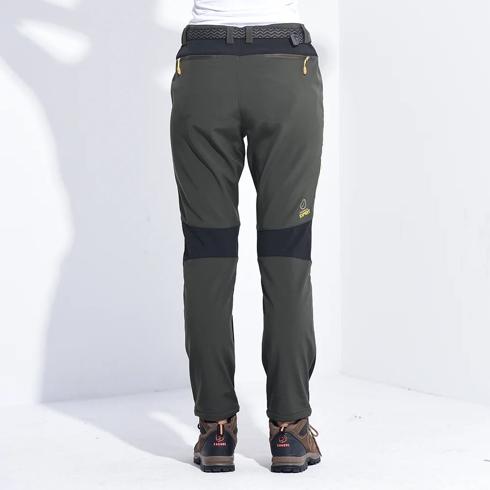 Waterproof Fleece Lined Soft Shell Pants For Women Winter Trekking Hiking Camping 2