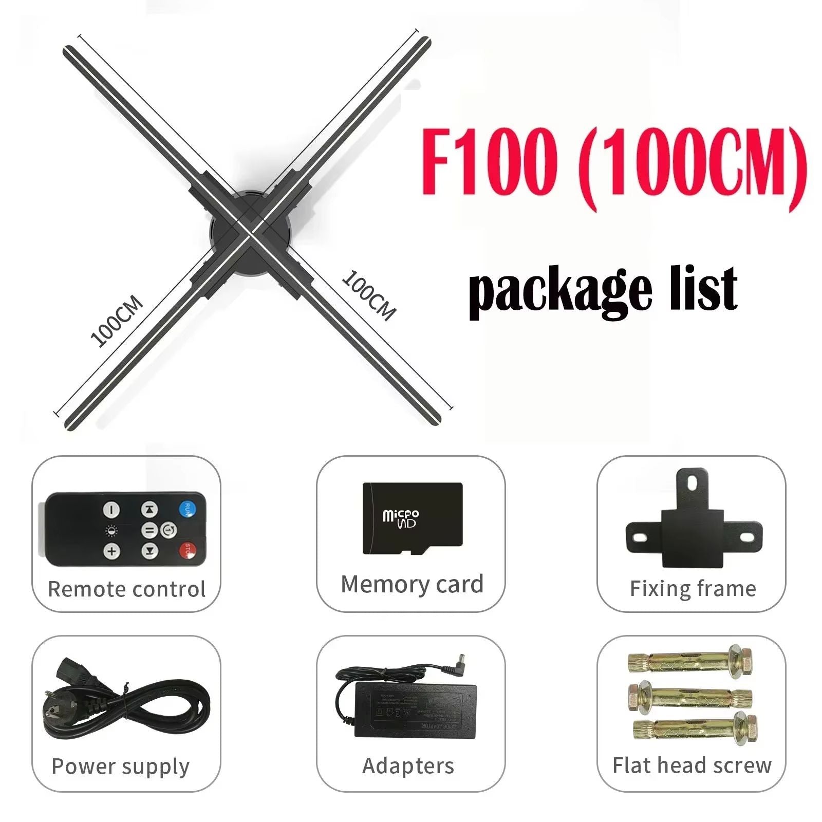 3D Hologram Projector Fan WiFi Logo Display Lamp 14
