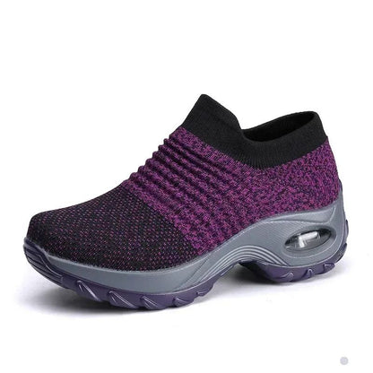 Women Orthopedic Style Non Slip Platform Sneakers Breathable Wear Resistant Casual Shoes 11