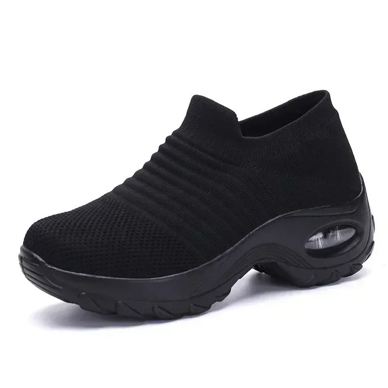 Women Orthopedic Style Non Slip Platform Sneakers Breathable Wear Resistant Casual Shoes 4