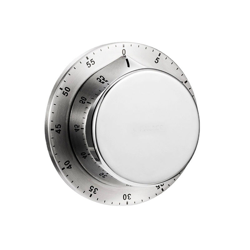 Stainless Steel Mechanical Alarm Clock Kitchen Timer, Magnetic Baking Reminder, Time Management Timer Tool