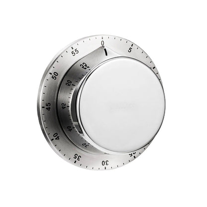 Stainless Steel Mechanical Alarm Clock Kitchen Timer, Magnetic Baking Reminder, Time Management Timer Tool