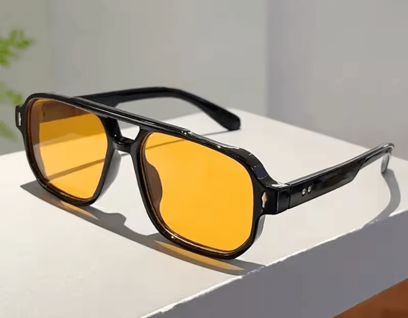 Vintage Retro Sunglasses For Men Fashionable UV Protection Shades 4