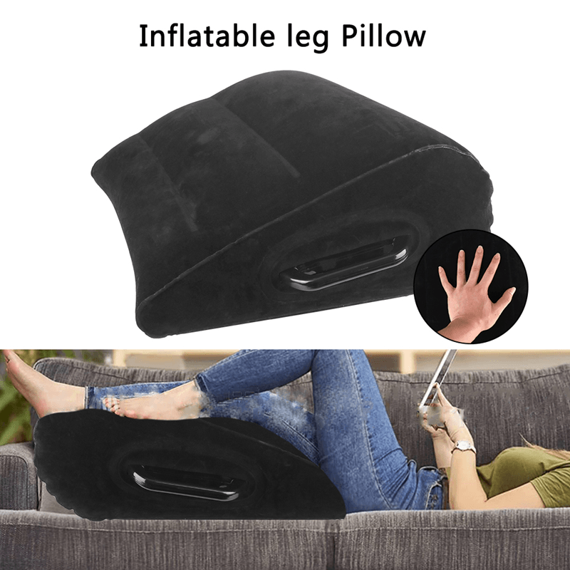 Inflatable Leg Elevation Pillow for Travel and Recovery Comfort